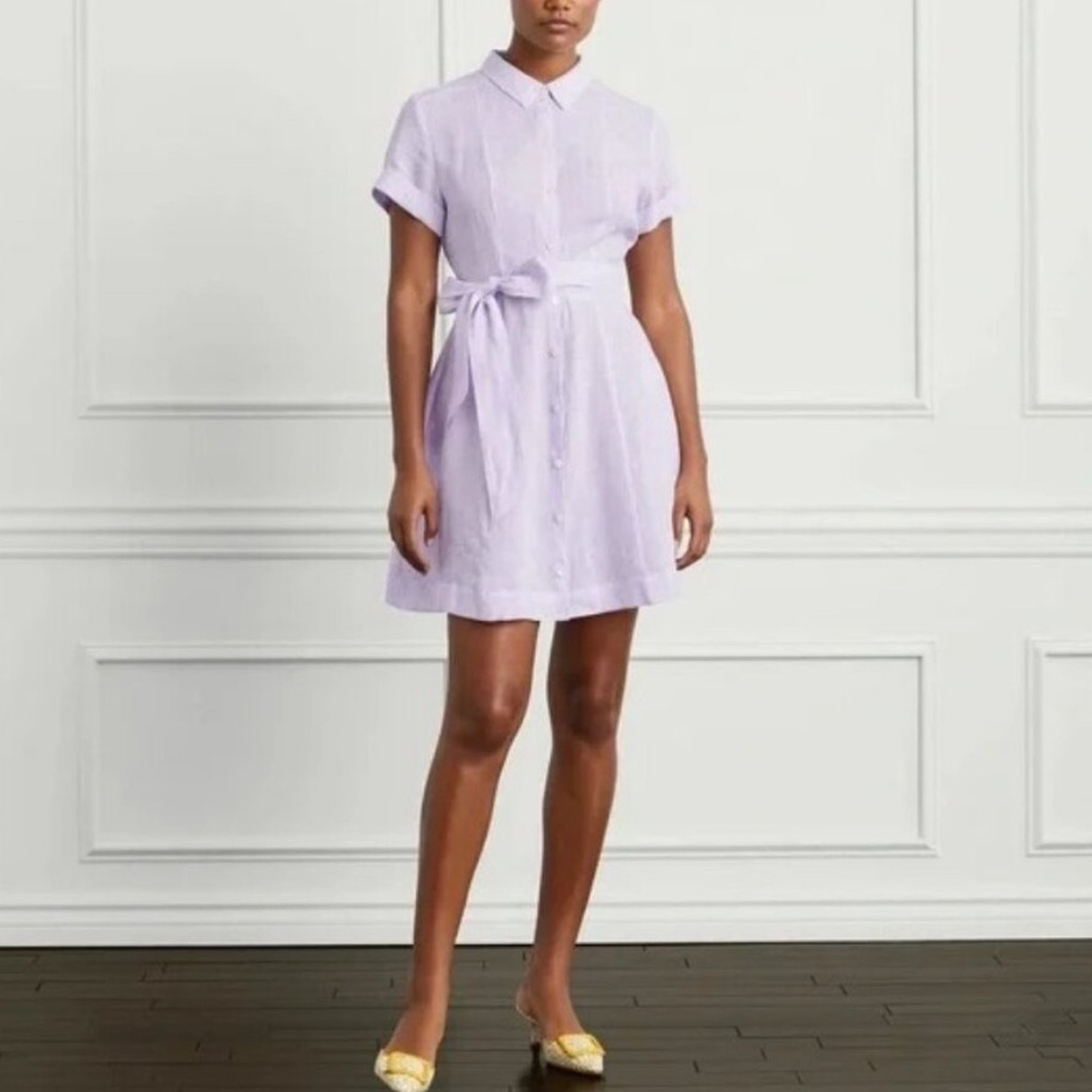 Hill House Lavender Shirt Dress